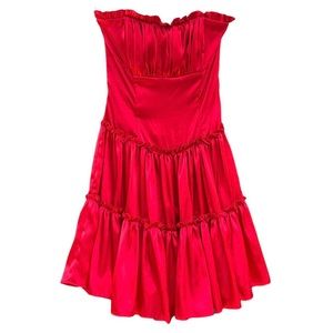 Vintage Gunne Sax by Jessica McClintock Strapless Party Dress